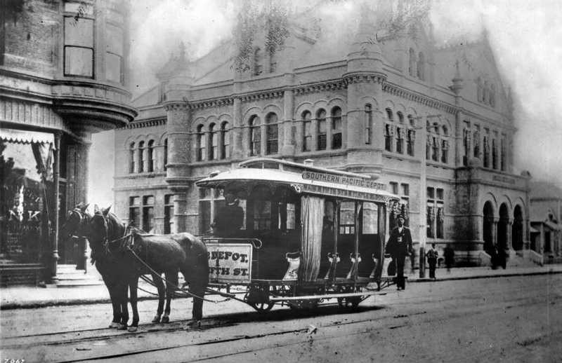 Illustration for article titled L.A.'s First Public Transit Used Actual Horse Power